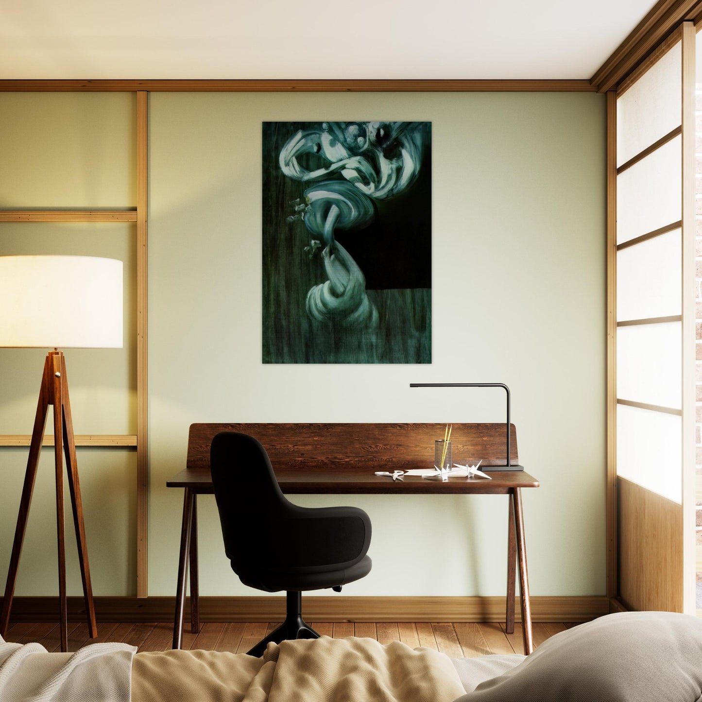 STUDY FOR A FRUIT BOWL IN STILL LIFE FAST MOVING - Salvador Dali Brushed Aluminum Print - 70x100 cm / 28x40 inches | Salvador Dali Aluminum Print | Salvador Dali Prints