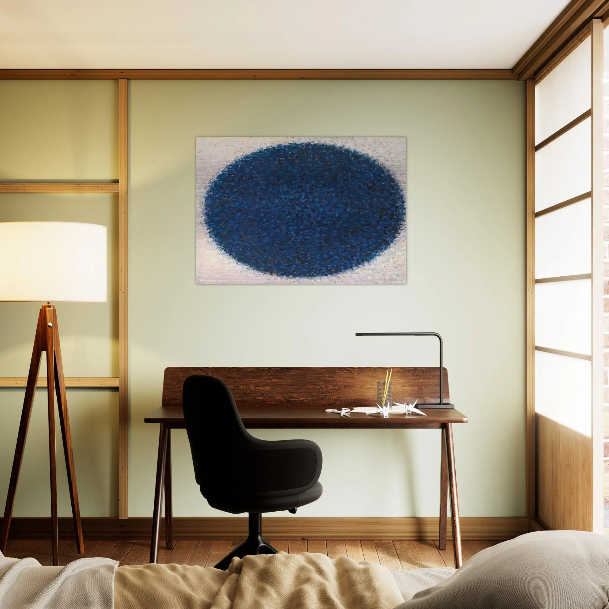 Moon Meditation - 1960 - Richard Pousette-Dart Brushed Aluminum Print - 70x100 cm / 28x40 inches | Richard Pousette-Dart Aluminum Print | Richard Pousette-Dart Prints