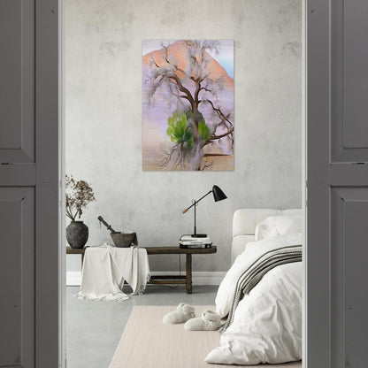 Pinons with Cedar - Georgia O'Keeffe Brushed Aluminum Print - 70x100 cm / 28x40 inches | Georgia O'Keeffe Aluminum Print | Georgia O'Keeffe Prints