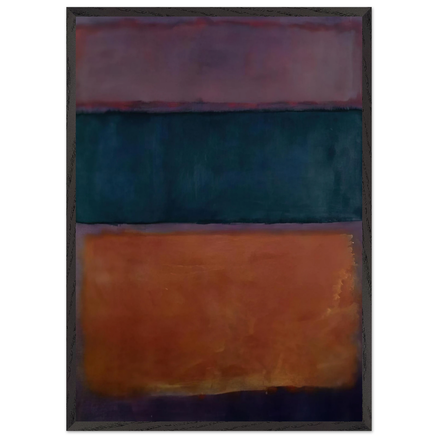 Helen Frankenthaler - Untitled - 1963 Wall art - 40x50 cm / 16x20 inches - Premium Wooden Framed Poster With Fine Art Paper-canvas - White frame