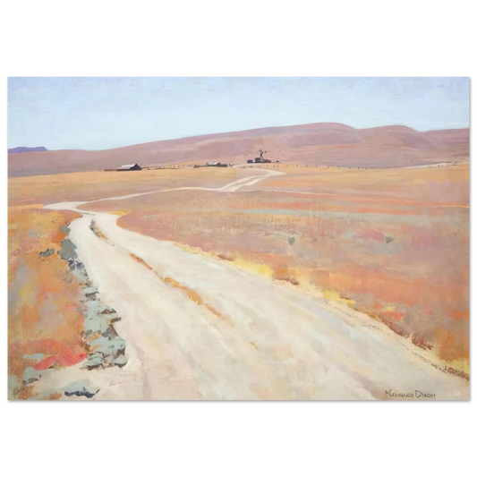 Maynard Dixon - ABANDONED RANCH 1935 Wall art - 13x18 cm / 5x7 Inches - Fine Art Poster - -