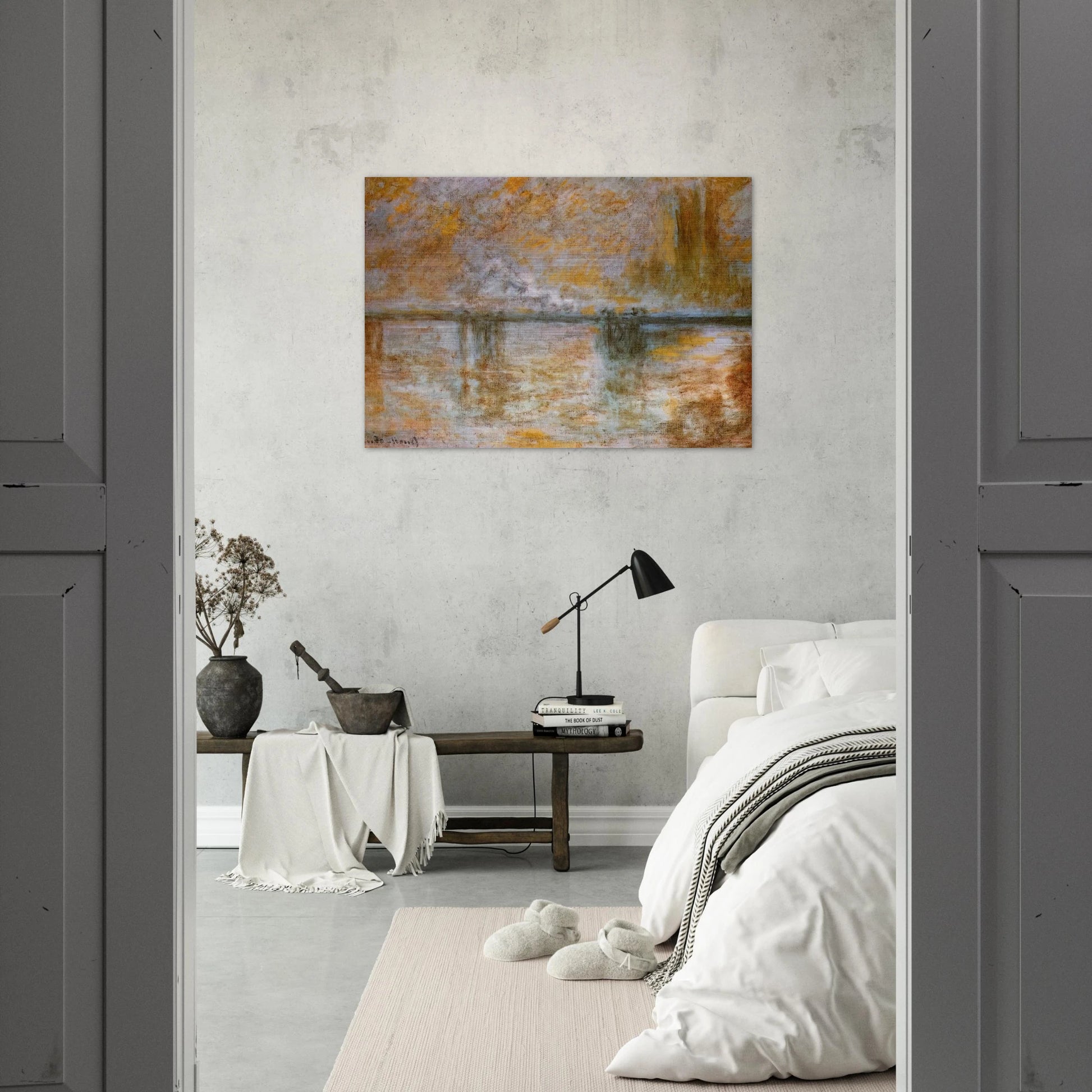 Charing Cross Bridge 3 - claude monet Brushed Aluminum Print - 70x100 cm / 28x40 inches | claude monet Aluminum Print | claude monet Prints