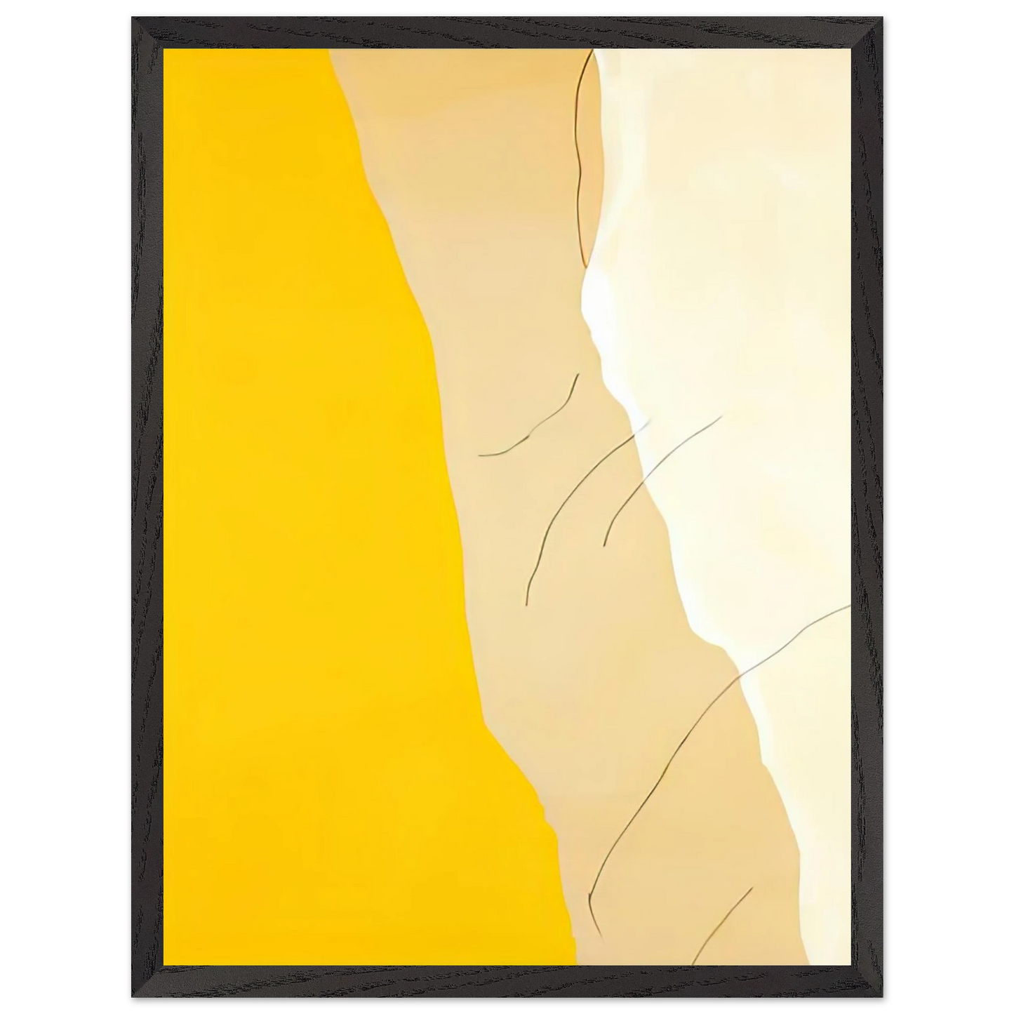 Helen Frankenthaler - Mornings, 1971- Wall Art - 21x29.7 cm / 8x12" - Premium Wooden Framed Poster With Fine Art Paper-canvas - Wood frame