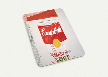 Campbell's Soup Can  Tomato Rice  By Andy Warhol Pack of 10 Post Cards | Andy Warhol Post Cards | A6 (10.5 x 14.8 cm) - 4.1 x 5.8 inches