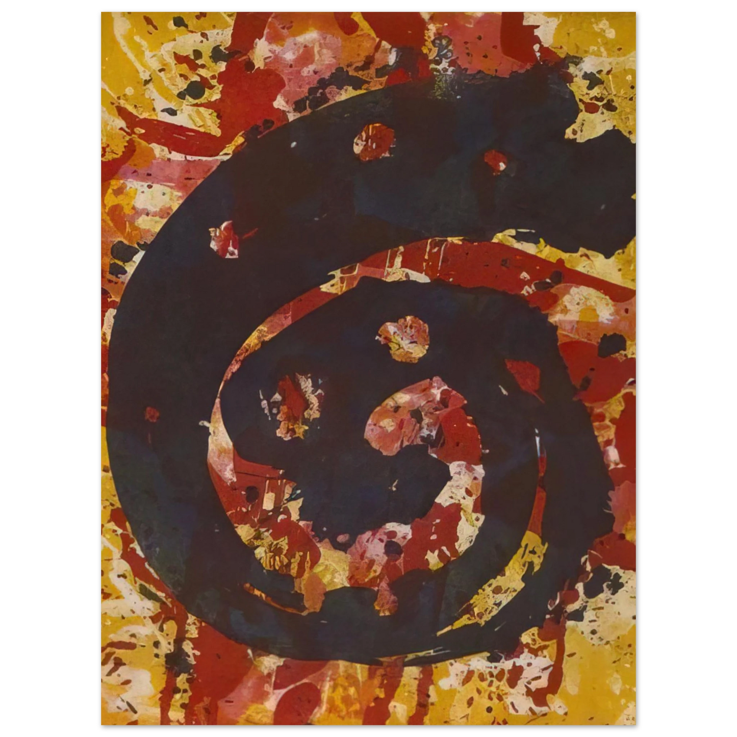 Sam Francis - Untitled  L. I48; SFE-015   75x100 cm / 30x40inches Fine Art Poster