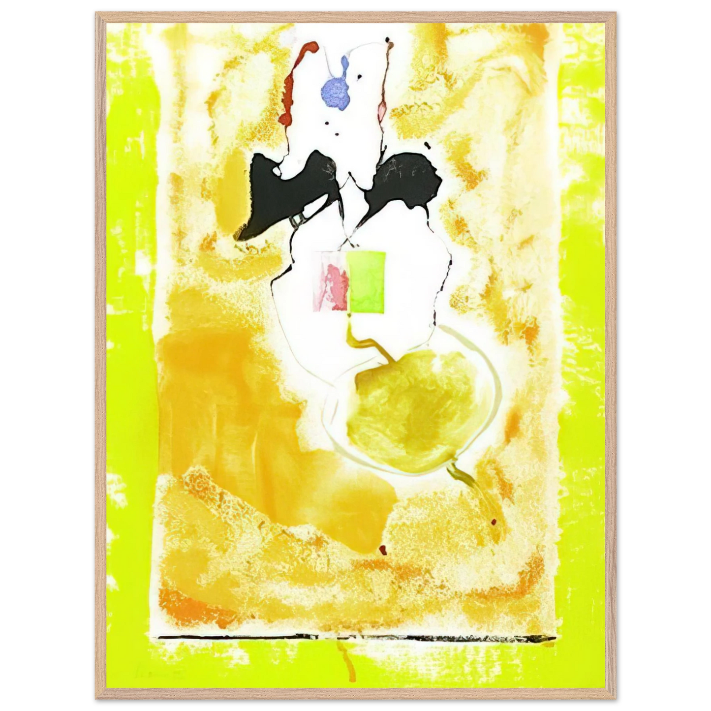 Helen Frankenthaler - Solar Imp - 2001 Wall art - A2 (42 x 59.4  cm) - Fine Art Poster-canvas - -