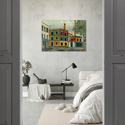 FACTORY - Maurice Utrillo Brushed Aluminum Print - 70x100 cm / 28x40 inches | Maurice Utrillo Aluminum Print | Maurice Utrillo Prints