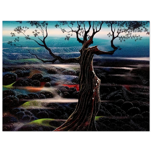 Eyvind Earle - Wild Valley  75x100 cm / 30x40inches Fine Art Poster