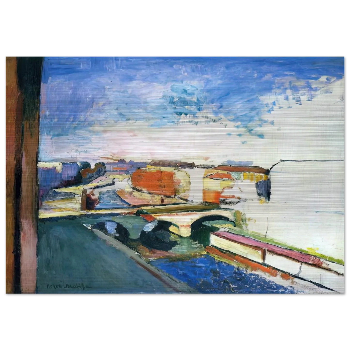 PONT SAINT MICHEL IN PARIS - Henri Matisse Brushed Aluminum Print - 70x100 cm / 28x40 inches | Henri Matisse Aluminum Print | Henri Matisse Prints