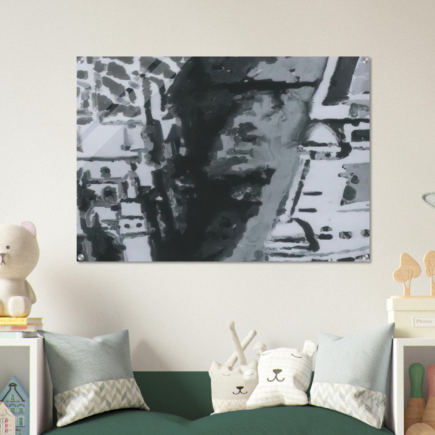 TOWNSCAPE M7 1968 - Gerhard Richter Acrylic Print - 70x100 cm / 28x40″ inches
