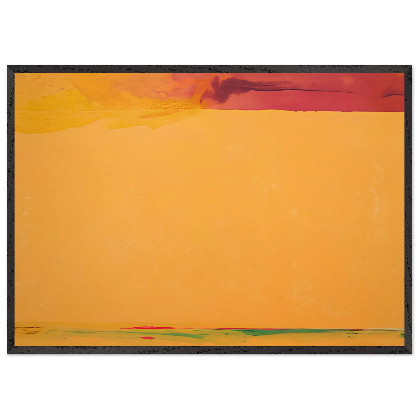 Southern Exposure - 2005 - Helen Frankenthaler 70x100 cm / 28x40 inches Framed Art Print – Black Wooden Frame