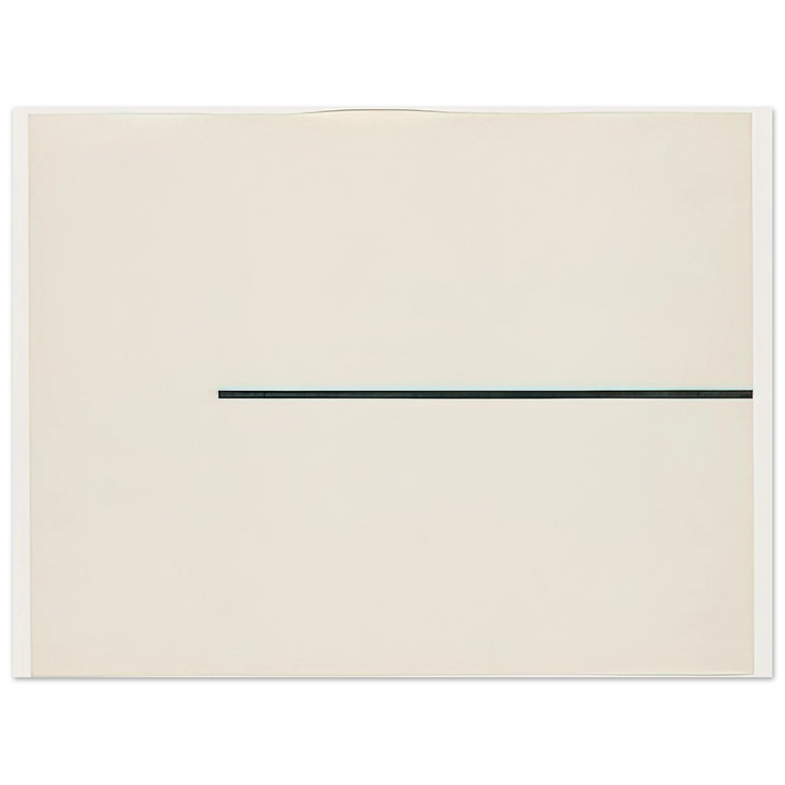 Ellsworth Kelly - Horizontal Line  75x100 cm / 30x40inches Fine Art Poster