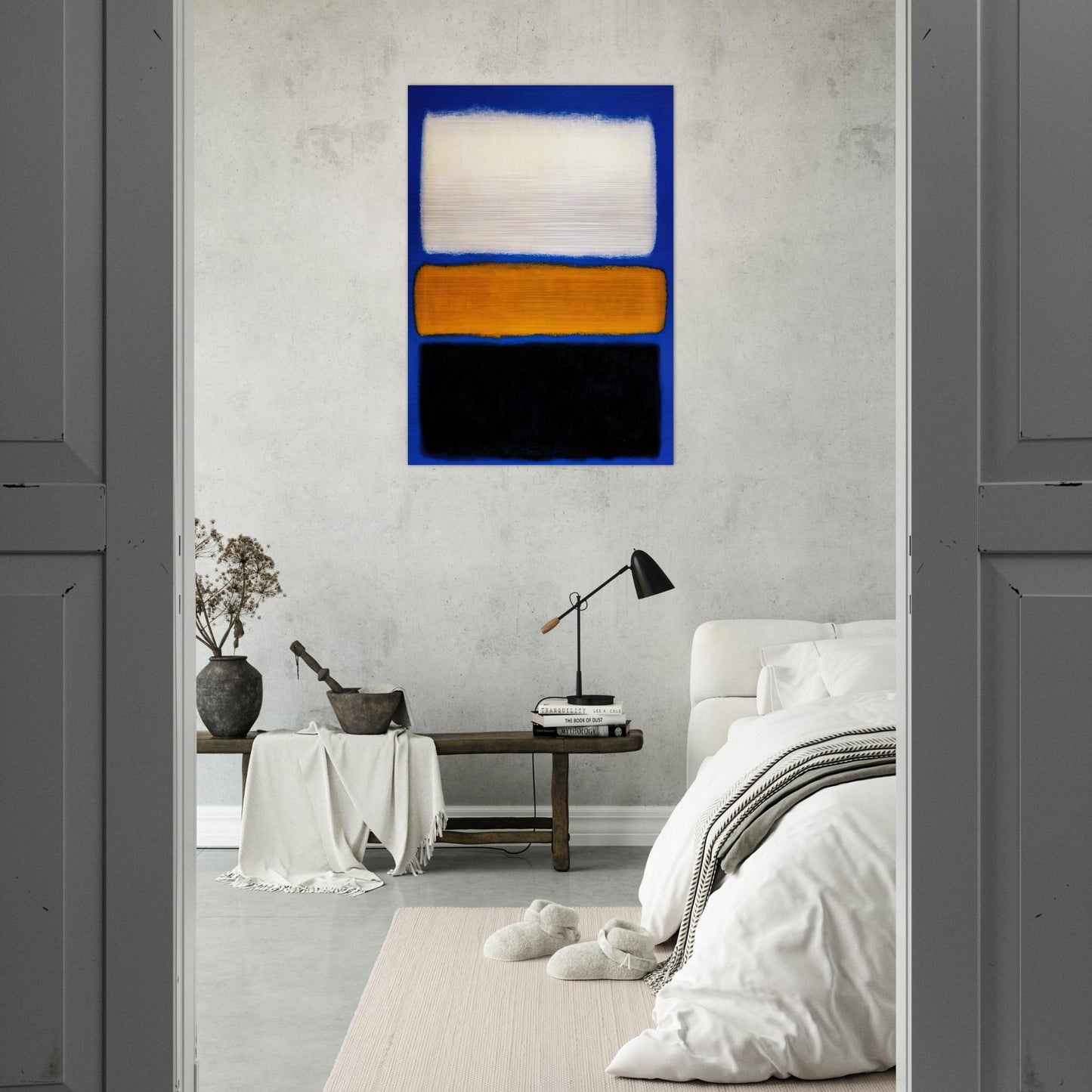 No. 16 - 1961 - Mark Rothko Brushed Aluminum Print - 70x100 cm / 28x40 inches | Mark Rothko Aluminum Print | Mark Rothko Prints
