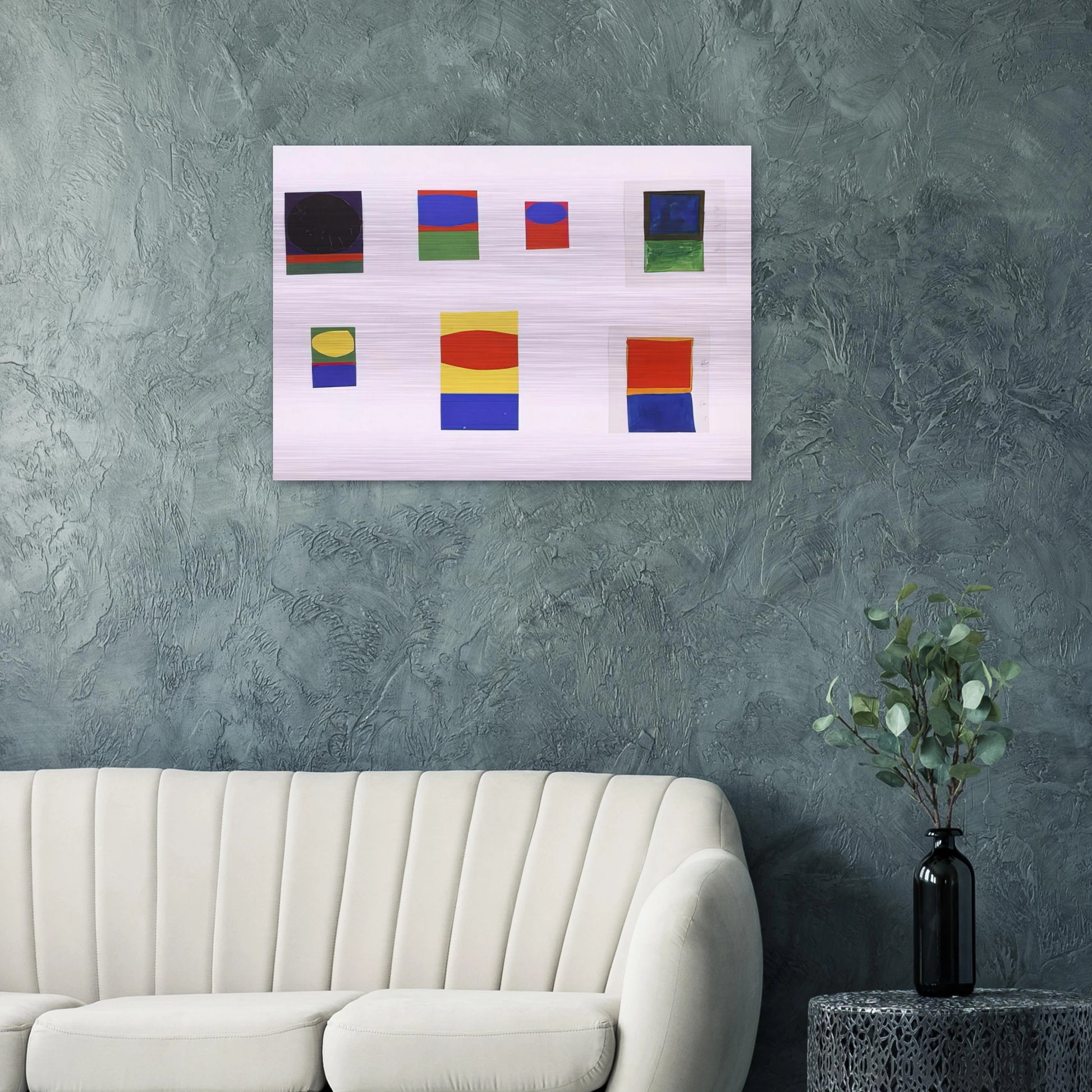 Tablet #153 - Ellsworth Kelly Brushed Aluminum Print - 70x100 cm / 28x40 inches | Ellsworth Kelly Aluminum Print | Ellsworth Kelly Prints