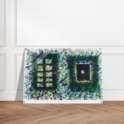 Concert Hall Set III  SF-232  - Sam Francis Acrylic Print - 70x100 cm / 28x40″ inches