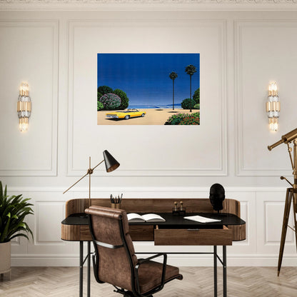 Sweet Breeze Alt Coastline at Lover’s Point - Hiroshi Nagai Brushed Aluminum Print - 70x100 cm / 28x40 inches | Hiroshi Nagai Aluminum Print | Hiroshi Nagai Prints