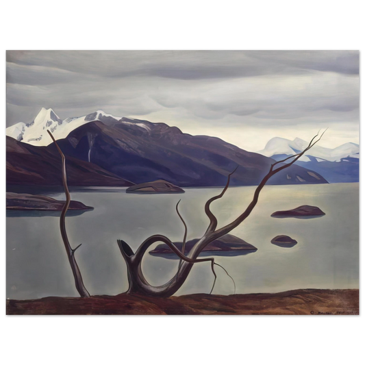 Rockwell Kent - Admiralty Sound, Tierra Del Fuego  75x100 cm / 30x40inches Fine Art Poster