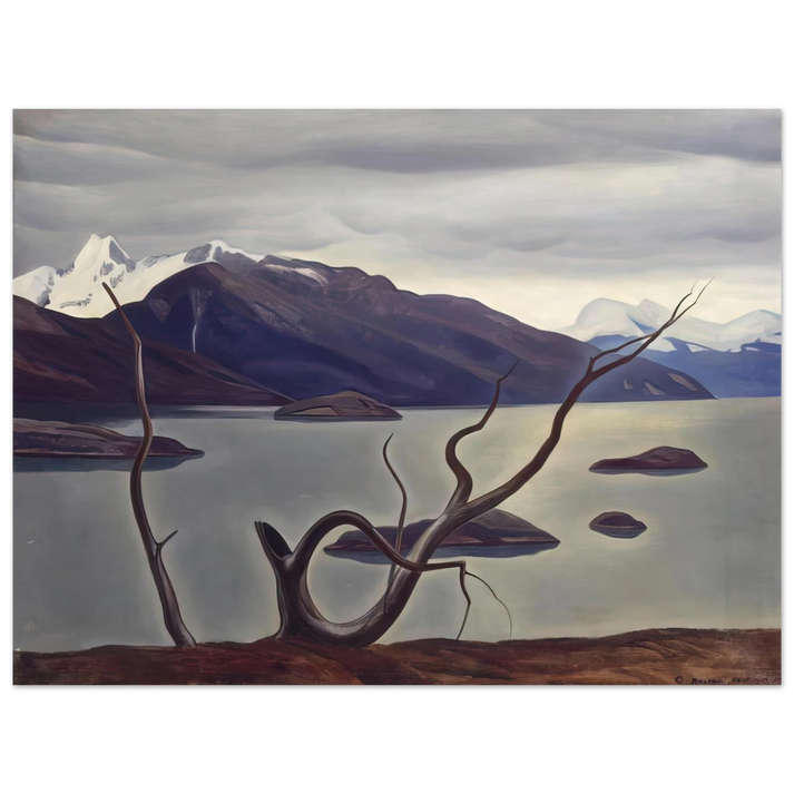 Rockwell Kent - Admiralty Sound, Tierra Del Fuego  75x100 cm / 30x40inches Fine Art Poster