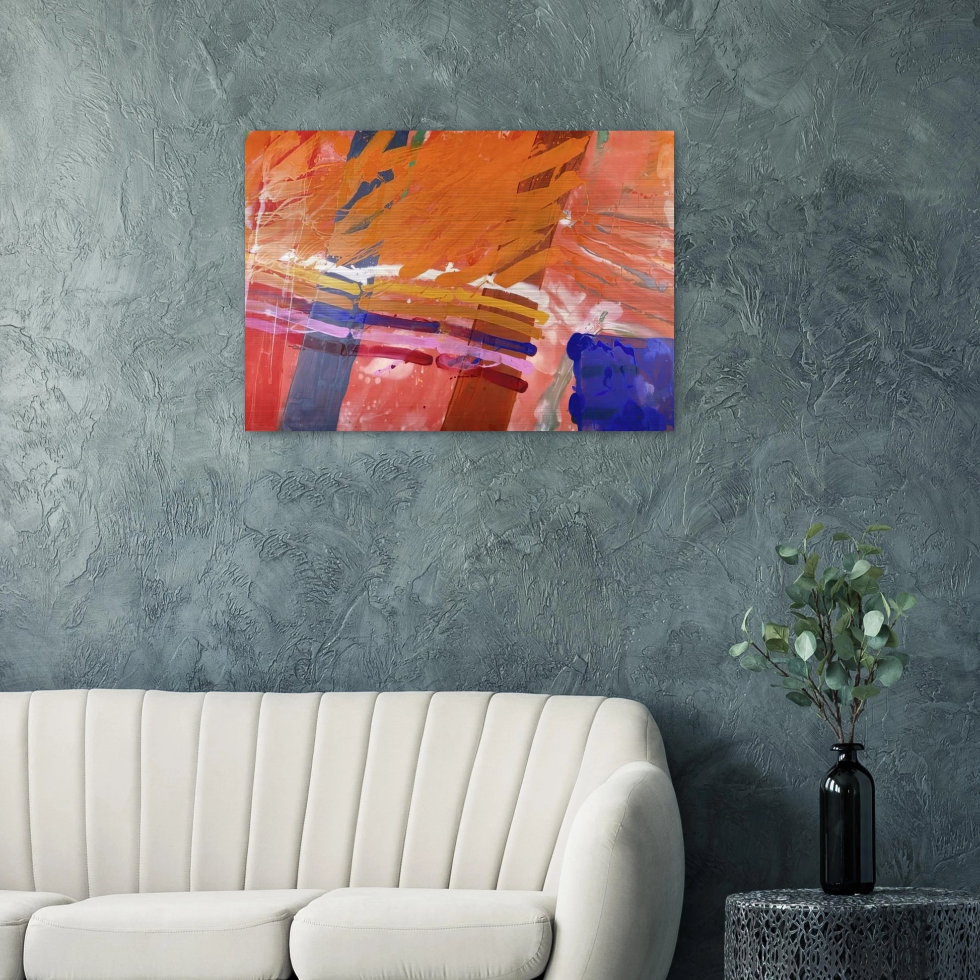 Renfrew - 1983 - Albert Irvin Brushed Aluminum Print - 70x100 cm / 28x40 inches | Albert Irvin Aluminum Print | Albert Irvin Prints