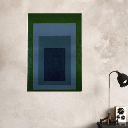 HOMAGE TO THE SQUARE 1966 - Josef Albers Brushed Aluminum Print - 70x100 cm / 28x40 inches | Josef Albers Aluminum Print | Josef Albers Prints
