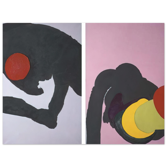 Luis Feito - 597  75x100 cm / 30x40inches Fine Art Poster