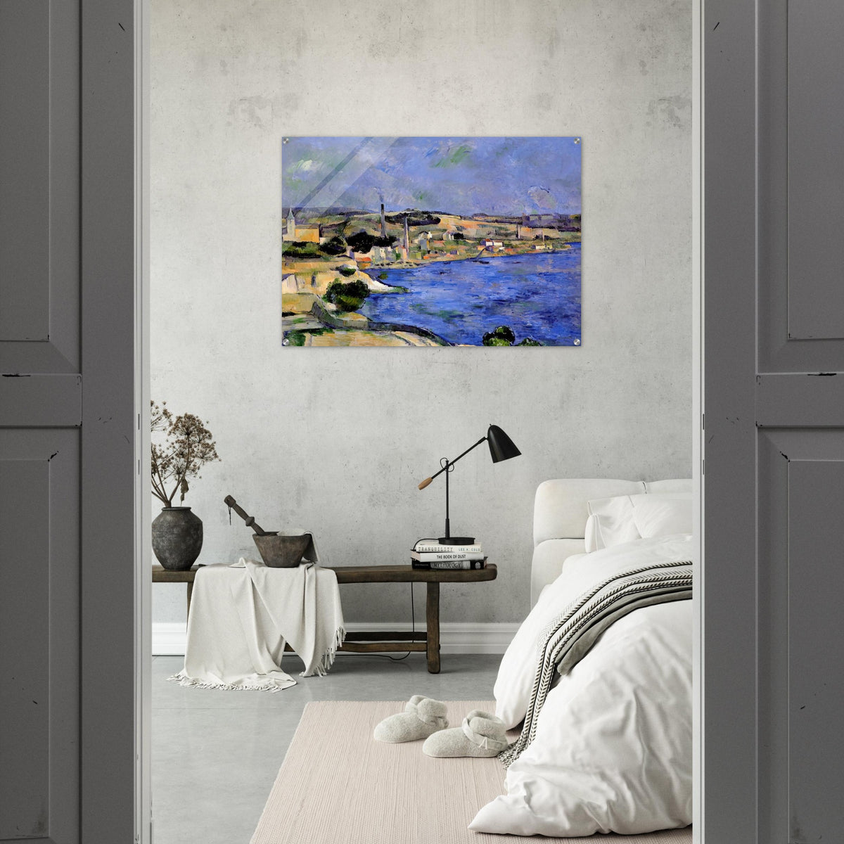 The Bay of l'Estaque and Saint-Henri - Paul Cézanne Acrylic Print - 70x100 cm / 28x40″ inches