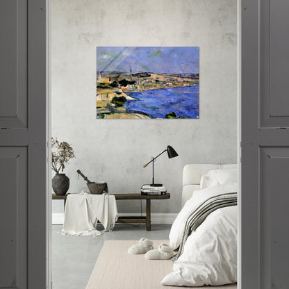 The Bay of l'Estaque and Saint-Henri - Paul Cézanne Acrylic Print - 70x100 cm / 28x40″ inches