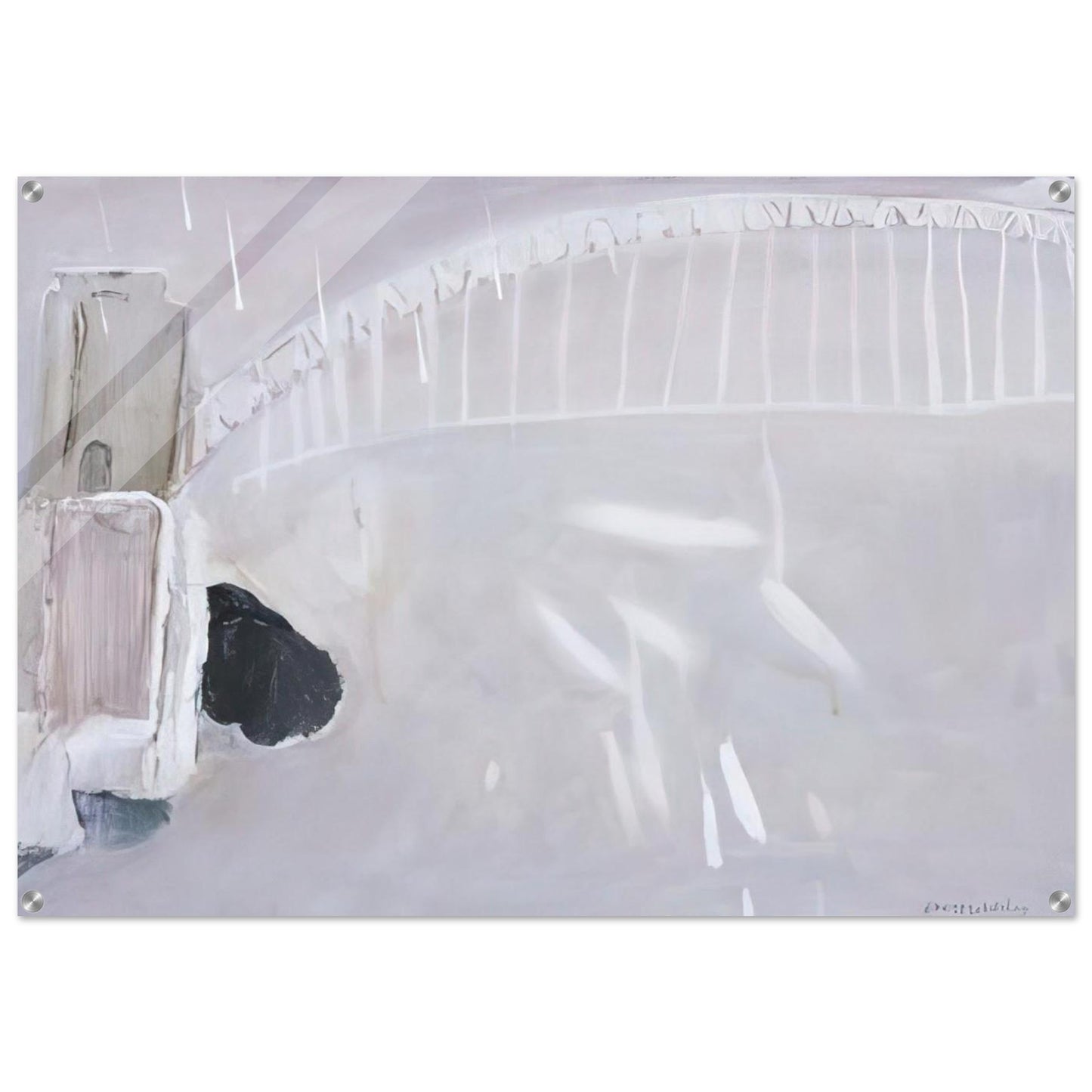 Lavender Bay in the Rain - Neo-Expressionism - Brett Whiteley Acrylic Print - 70x100 cm / 28x40″ inches