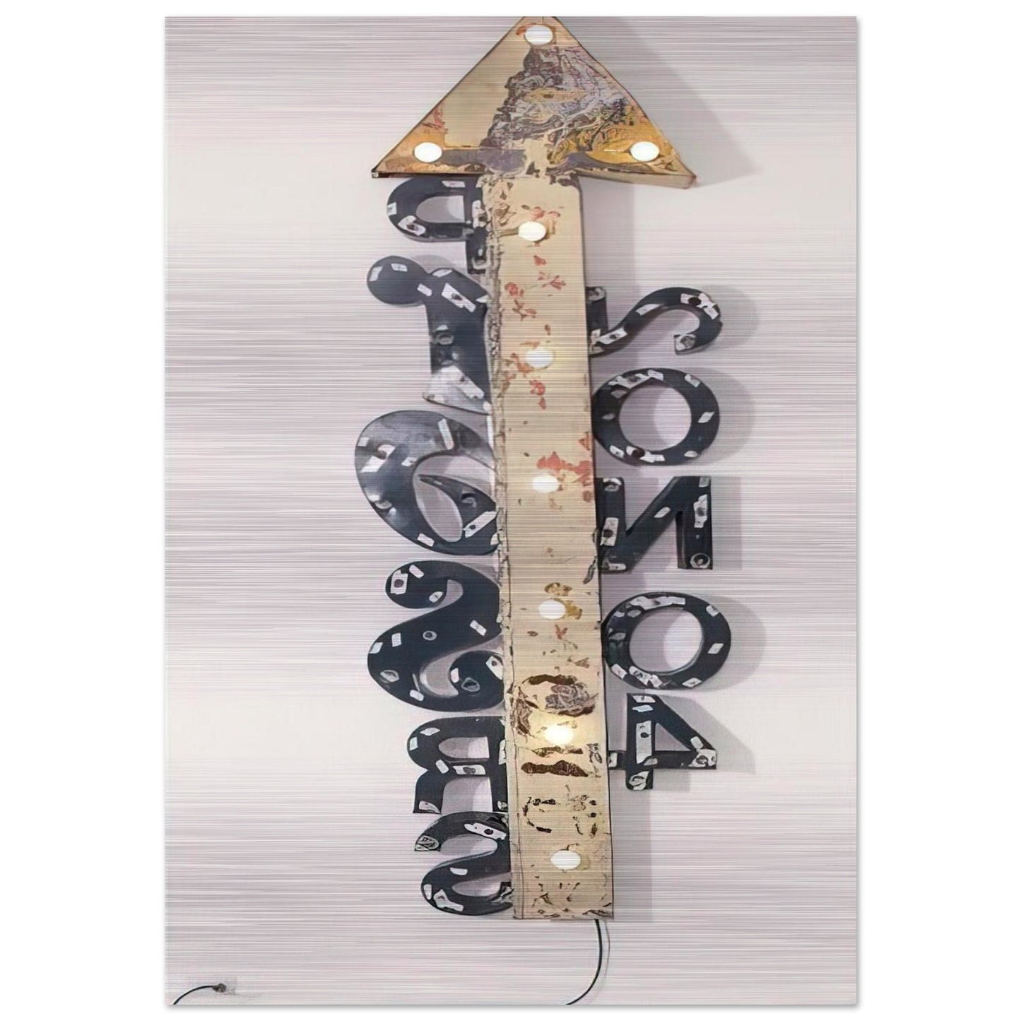 SOARING DRIBBLE GLUT 1992 - Robert Rauschenberg Brushed Aluminum Print - 70x100 cm / 28x40 inches | Robert Rauschenberg Aluminum Print | Robert Rauschenberg Prints