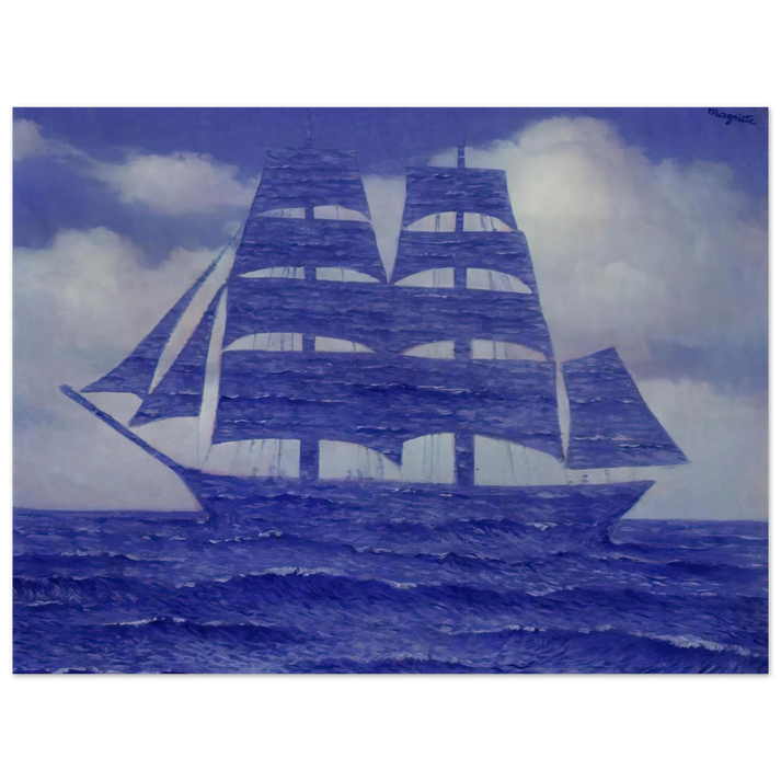 Rene Magritte - THE SEDUCER 1953  75x100 cm / 30x40inches Fine Art Poster