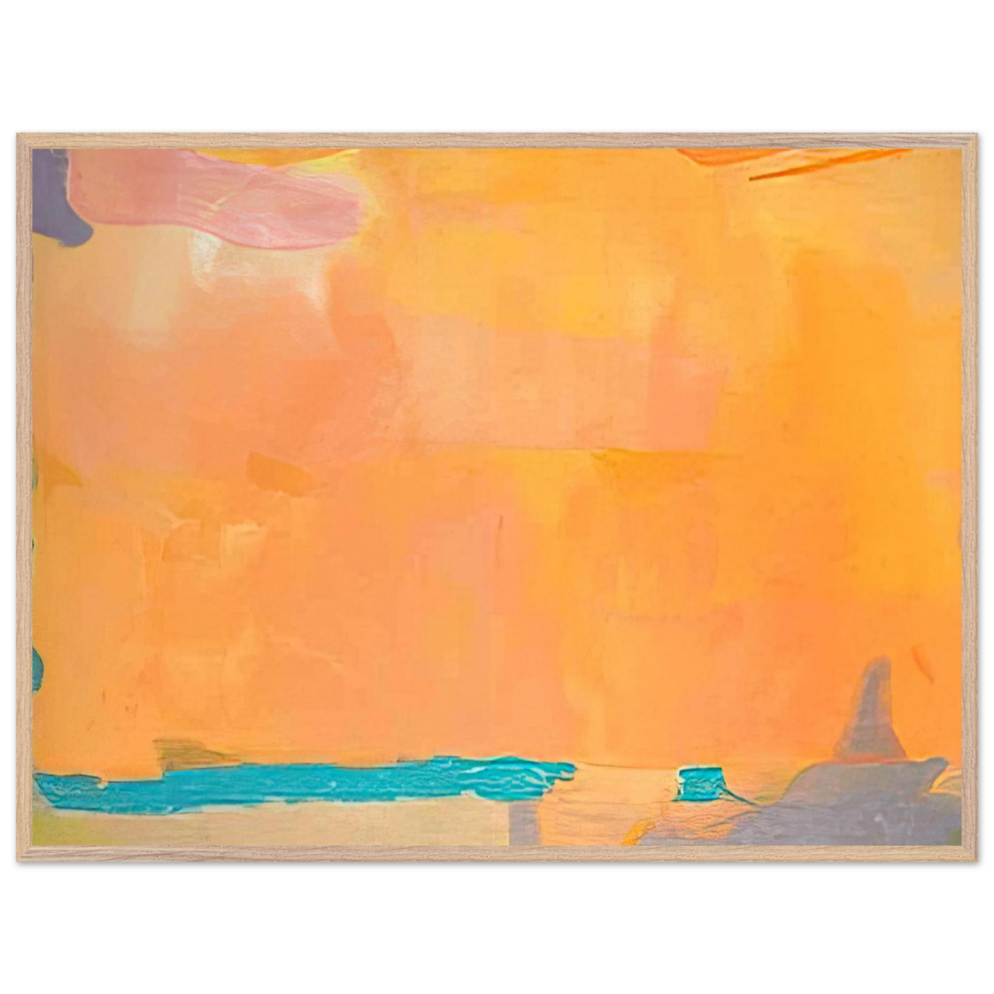 Helen Frankenthaler - Royal Fireworks - 1975 Wall art - 70x100 cm / 28x40 inches - Fine Art Poster-canvas - -