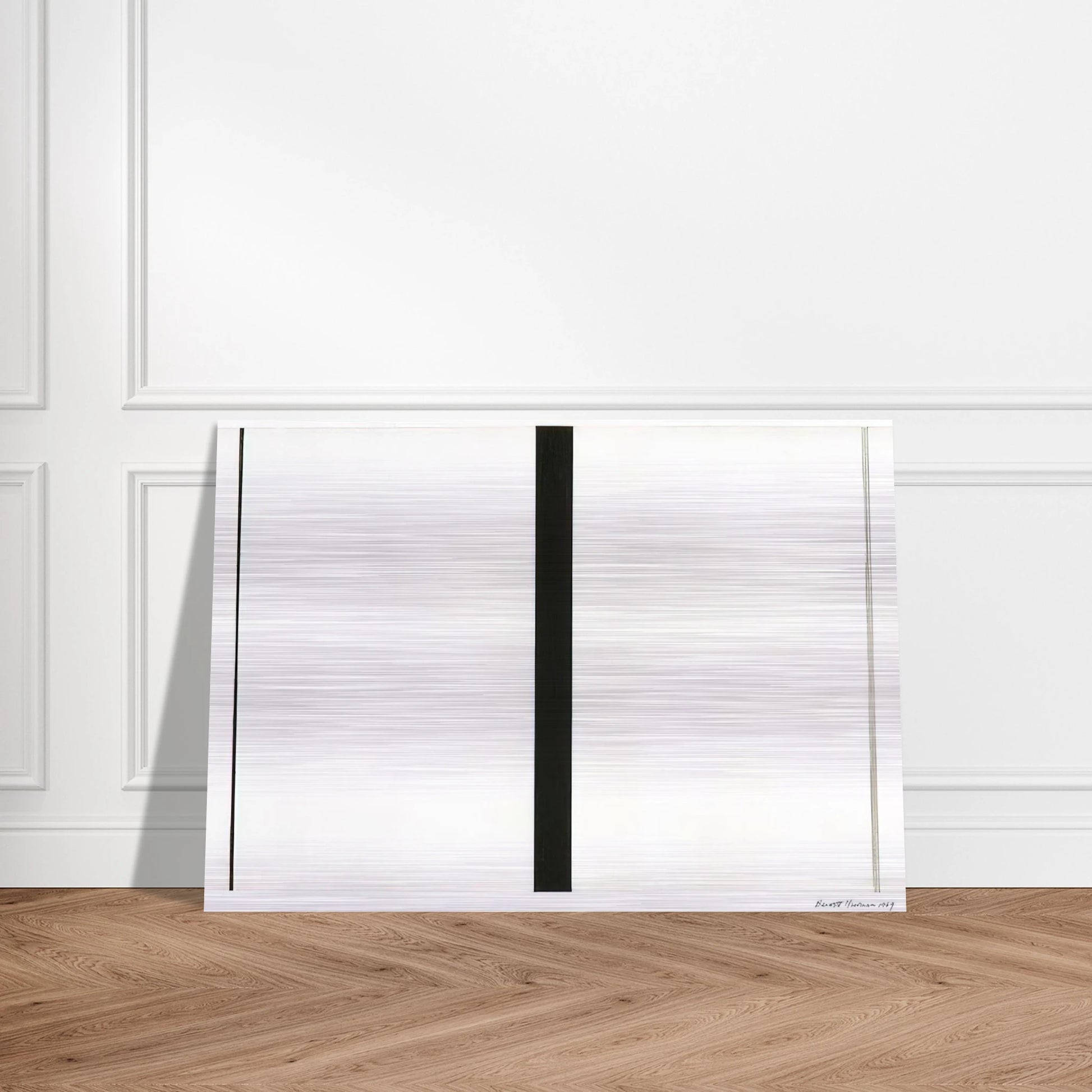 Untitled Etching #1 - Barnett Newman Brushed Aluminum Print - 70x100 cm / 28x40 inches | Barnett Newman Aluminum Print | Barnett Newman Prints