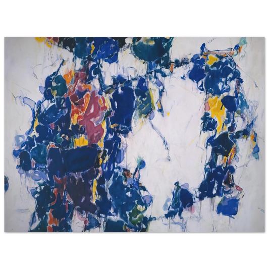 Sam Francis - Around the Blues  75x100 cm / 30x40inches Fine Art Poster