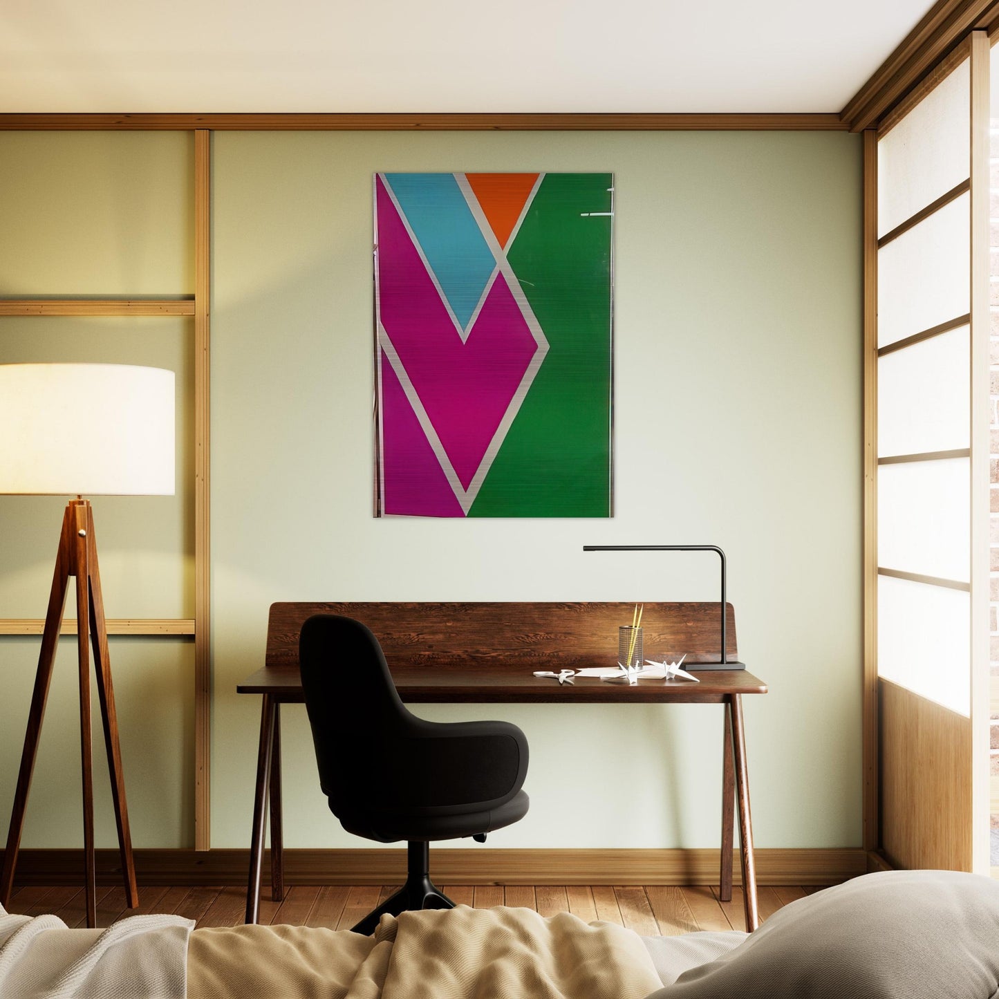 Westbury - 1970 - Larry Zox Brushed Aluminum Print - 70x100 cm / 28x40 inches | Larry Zox Aluminum Print | Larry Zox Prints
