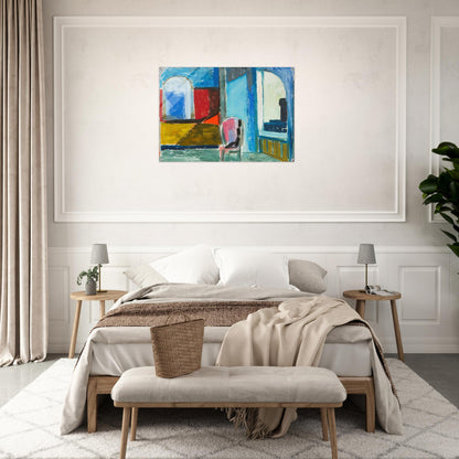 Interior - 1951 - Tove Jansson Acrylic Print - 70x100 cm / 28x40″ inches