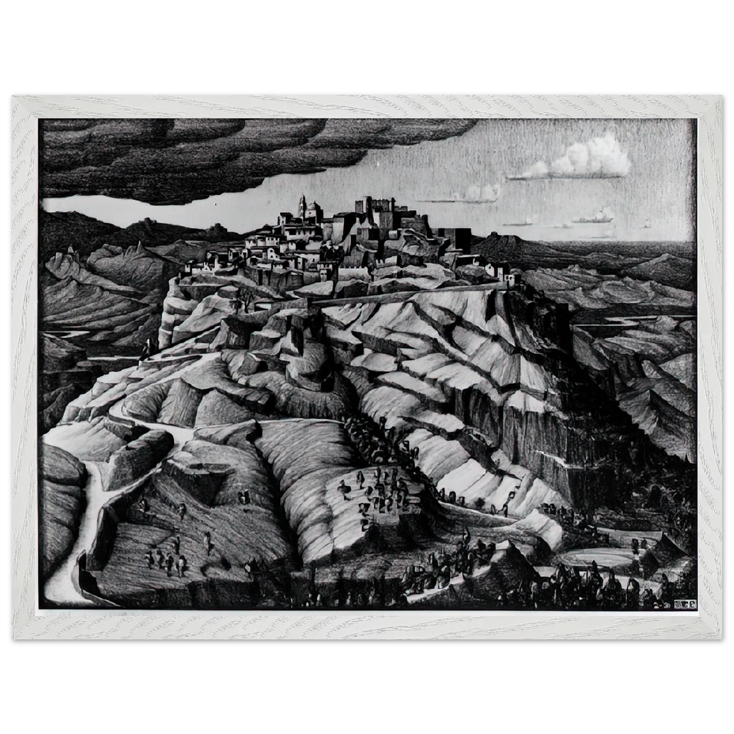 MC Escher - SANTA SEVERINA CALABRIA FEBRUARY 1931 1931 Wall Art - 30x40 cm / 12x16 inches - Fine Art Poster - -