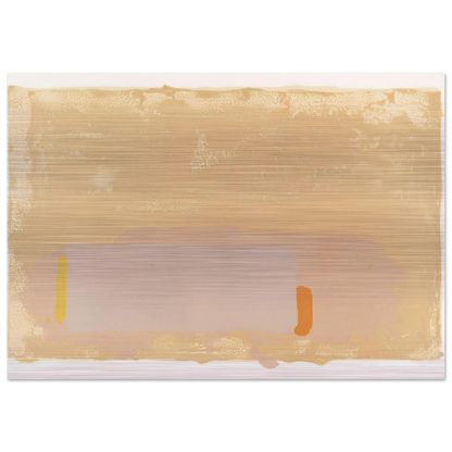 Brown-Beige-Pink - 1971 - John Hoyland Brushed Aluminum Print - 70x100 cm / 28x40 inches | John Hoyland Aluminum Print | John Hoyland Prints