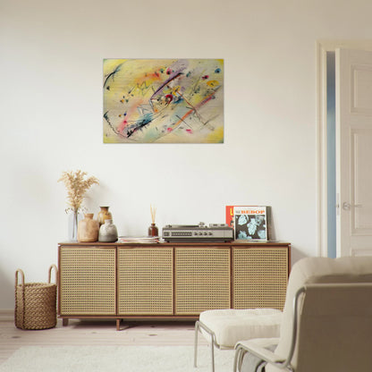 BRIGHT PICTURE 1913 - Wassily Kandinsky Brushed Aluminum Print - 70x100 cm / 28x40 inches | Wassily Kandinsky Aluminum Print | Wassily Kandinsky Prints
