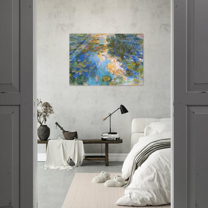 The Water Lily Pond X - claude monet Acrylic Print - 70x100 cm / 28x40″ inches