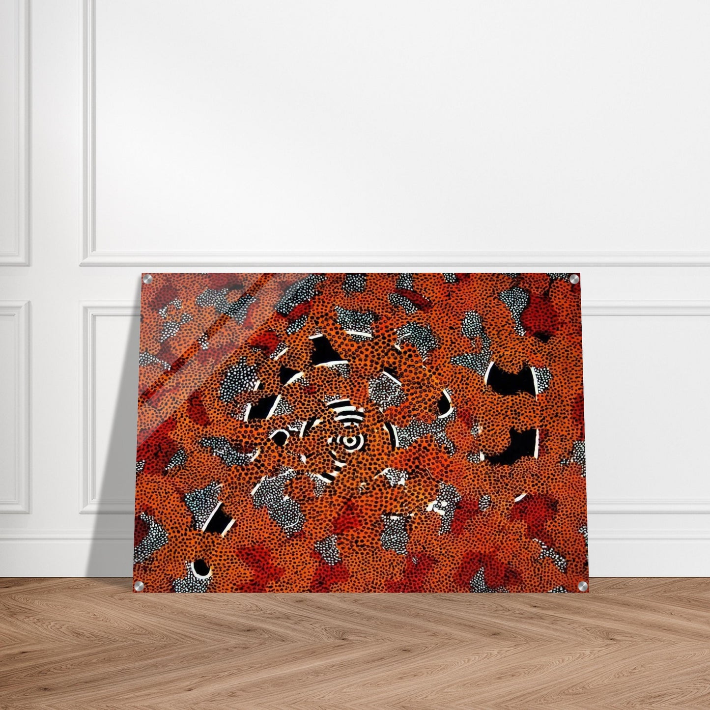 Love Sun Dreaming - 1972 - Clifford Possum Tjapaltjarri Acrylic Print - 70x100 cm / 28x40″ inches