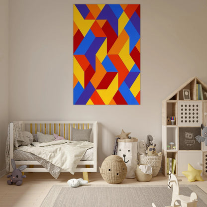 #3 - 1969 - Karl Benjamin Art Prints - 100x150 cm / 40x60″ inches | Karl Benjamin Poster | Karl Benjamin Prints