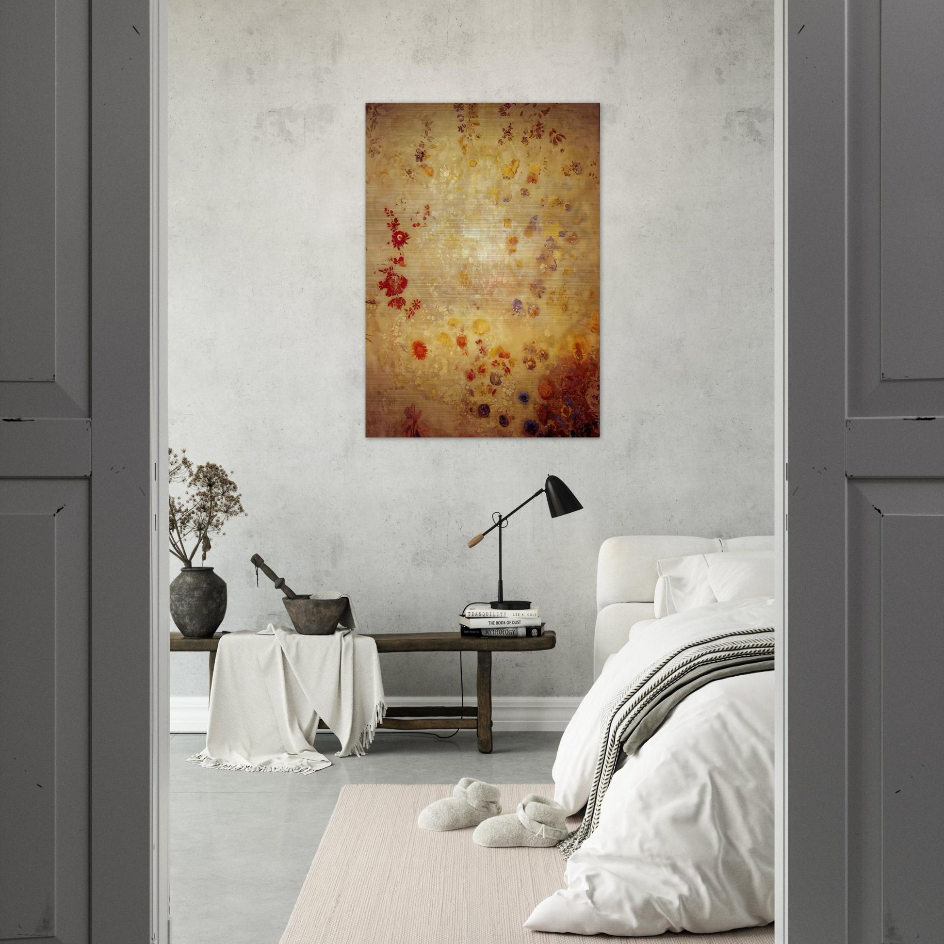 DECORATIVE PANEL 1 - Odilon Redon Brushed Aluminum Print - 70x100 cm / 28x40 inches | Odilon Redon Aluminum Print | Odilon Redon Prints