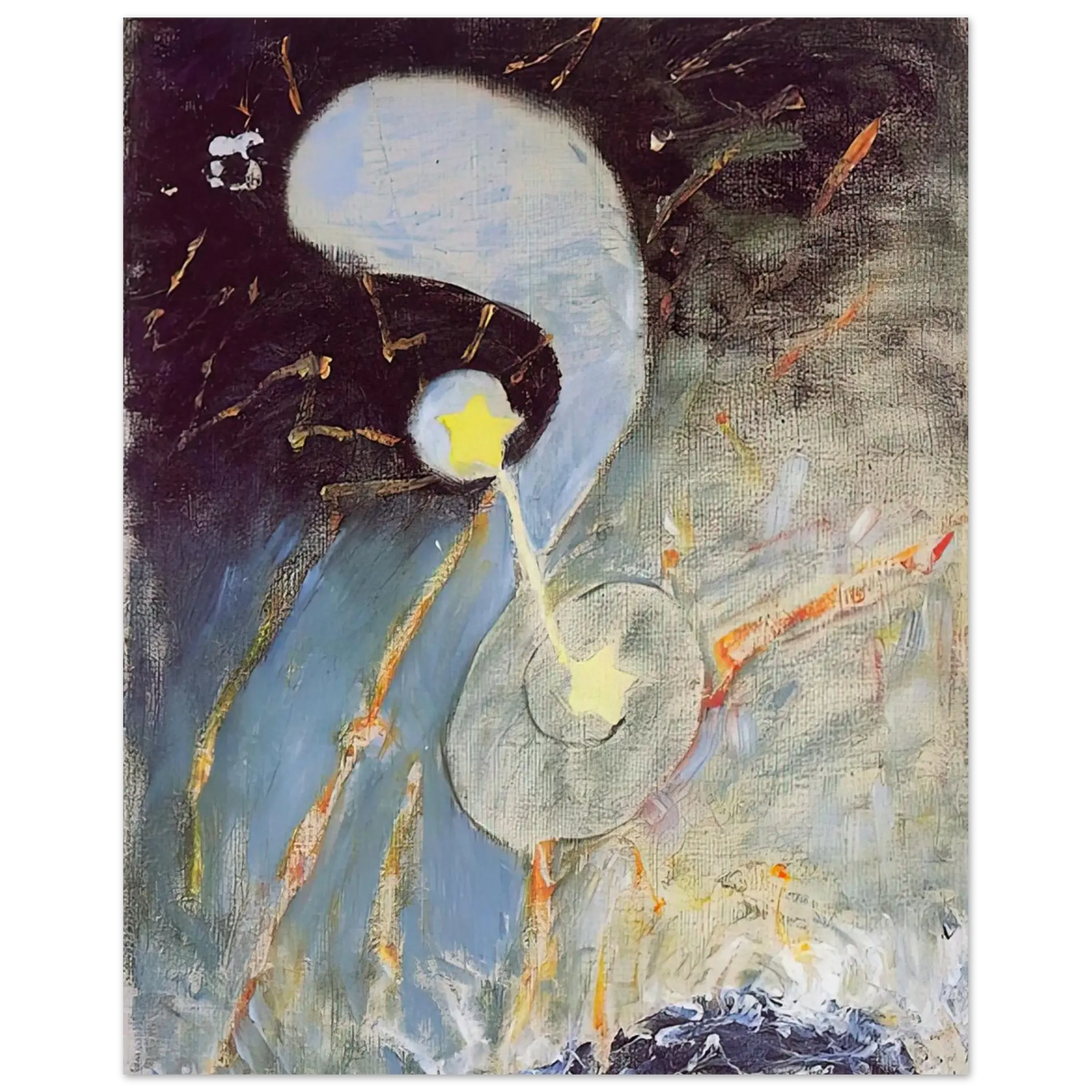 Hilma af Klint - CHAOS NR 2 1906 Wall art - 60x80 cm / 24x32 Inches - Fine Art Poster - -