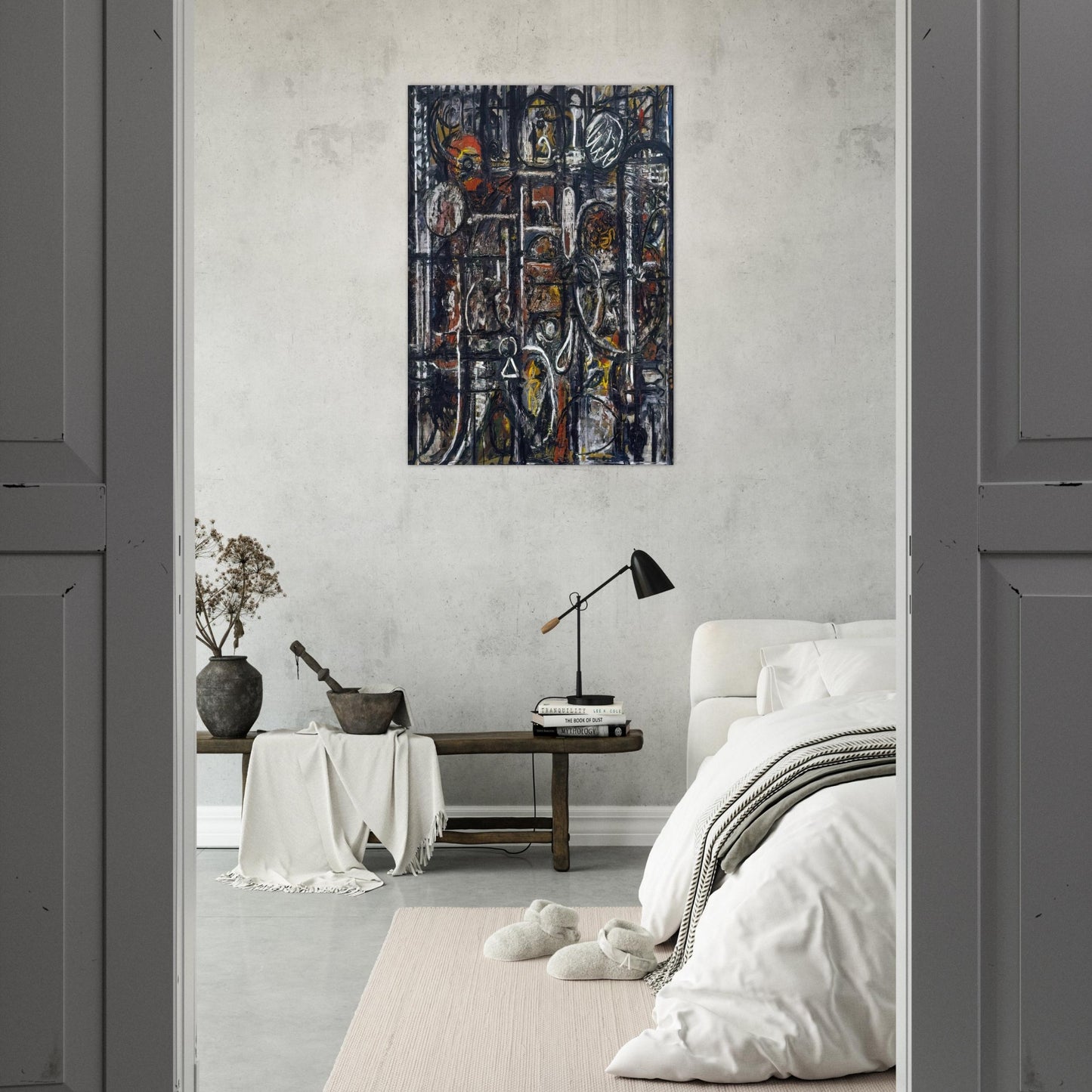Palimpsest - Richard Pousette-Dart Brushed Aluminum Print - 70x100 cm / 28x40 inches | Richard Pousette-Dart Aluminum Print | Richard Pousette-Dart Prints
