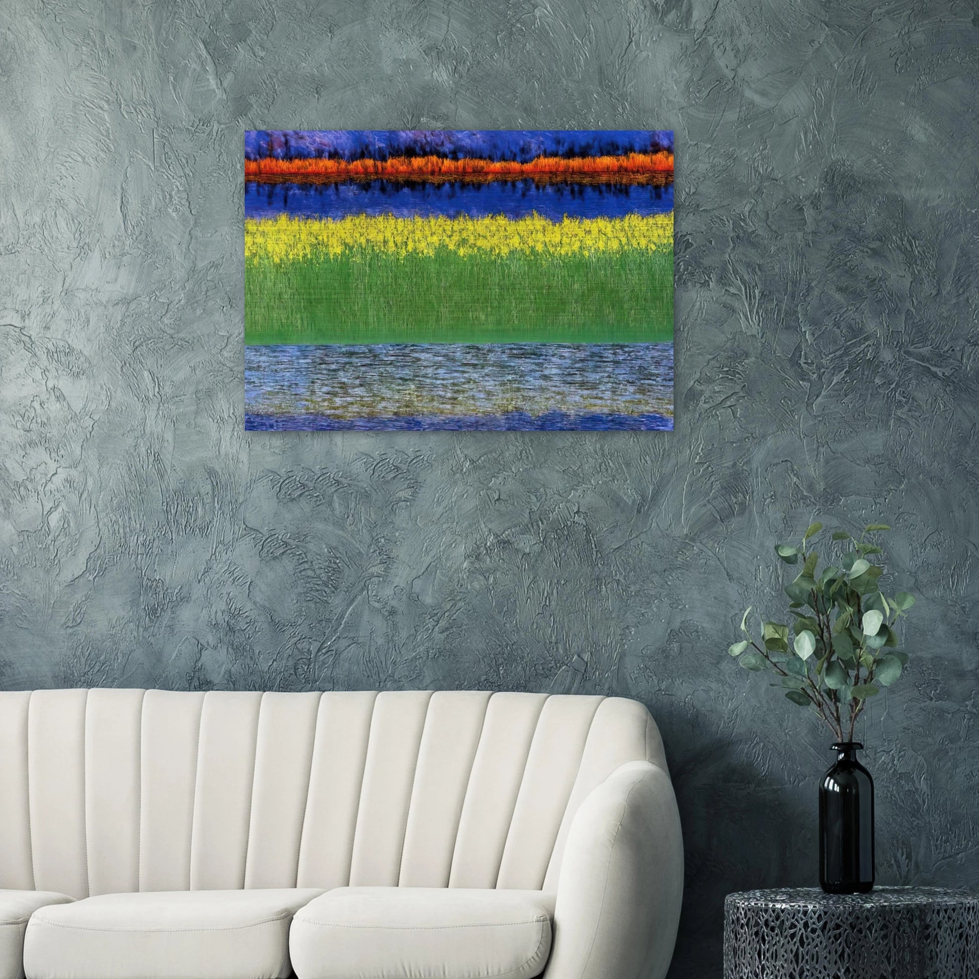Sea of Grass - 1982 - Jimmy Ernst Brushed Aluminum Print - 70x100 cm / 28x40 inches | Jimmy Ernst Aluminum Print | Jimmy Ernst Prints
