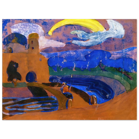 Wassily Kandinsky - COMET 1900  75x100 cm / 30x40inches Fine Art Poster