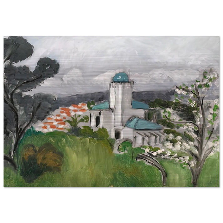 LA VILLA BLEUE 1918 - Henri Matisse Brushed Aluminum Print - 70x100 cm / 28x40 inches | Henri Matisse Aluminum Print | Henri Matisse Prints