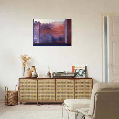 Rose's Painting - 1986 - Ronnie Landfield Brushed Aluminum Print - 70x100 cm / 28x40 inches | Ronnie Landfield Aluminum Print | Ronnie Landfield Prints