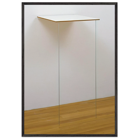 Pace - Robert Ryman 70x100 cm / 28x40 inches Framed Art Print – Black Wooden Frame