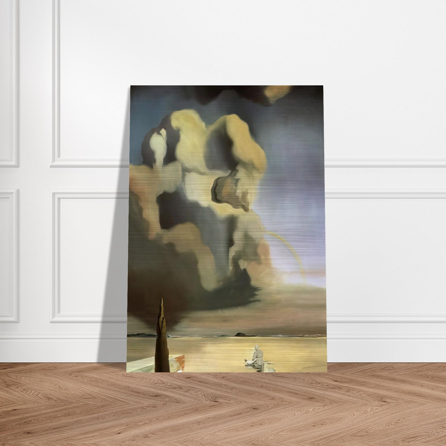 THE SPECTRE AND THE PHANTOM - Salvador Dali Brushed Aluminum Print - 70x100 cm / 28x40 inches | Salvador Dali Aluminum Print | Salvador Dali Prints